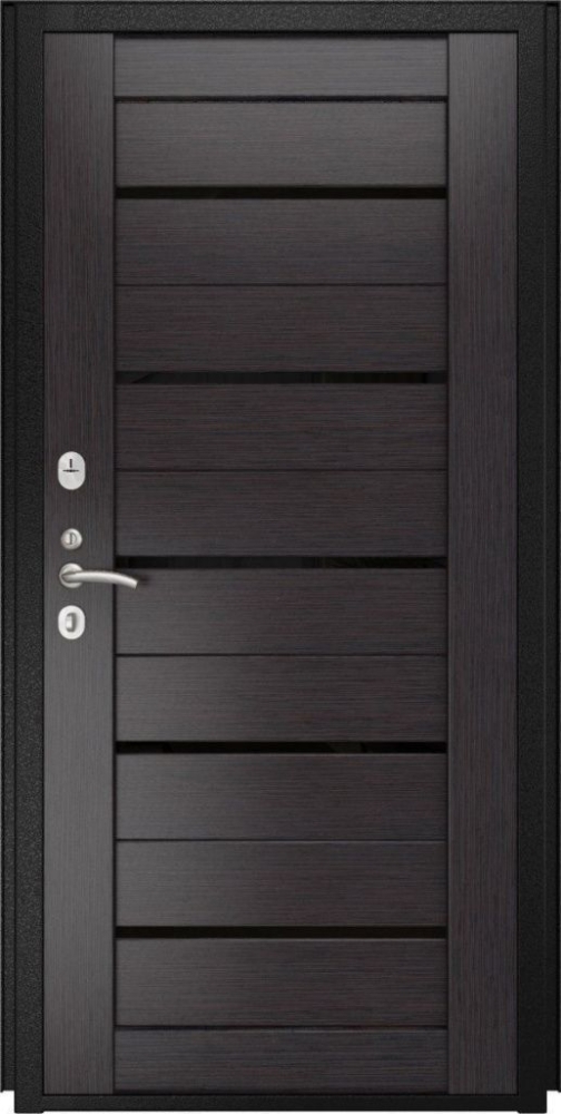 Товар Дверь ДвериПРО Аура СБ-1 (лак.черное, 16мм, венге) DPRO195828