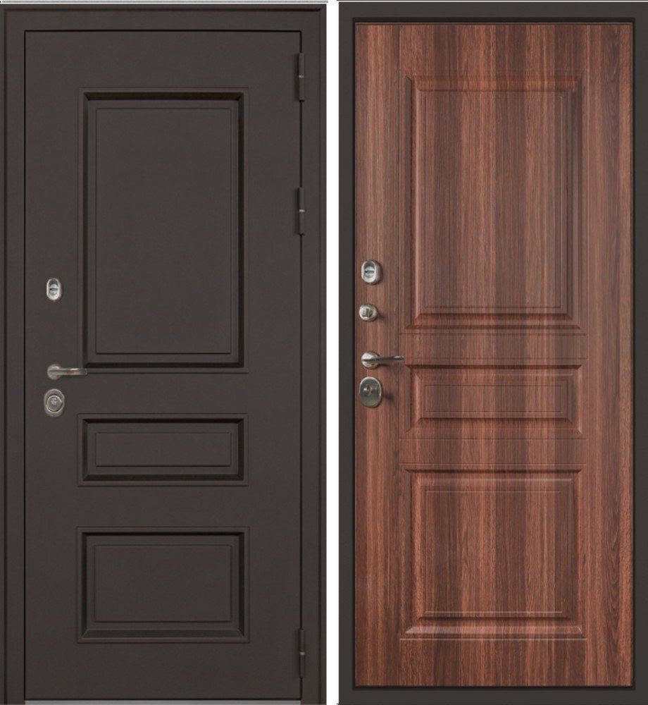 Дверь Аляска Терморазрыв 3К Статус Коньяк DIS007253