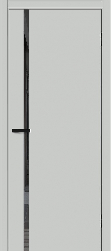 Межкомнатная дверь Браво-0.40 П Grey Silk BR6194