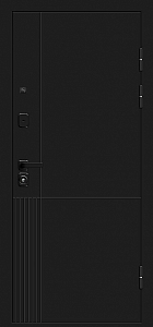 Товар Дверь Optim Z-2 Нео Зеркало Муар черный/Белый BR6180