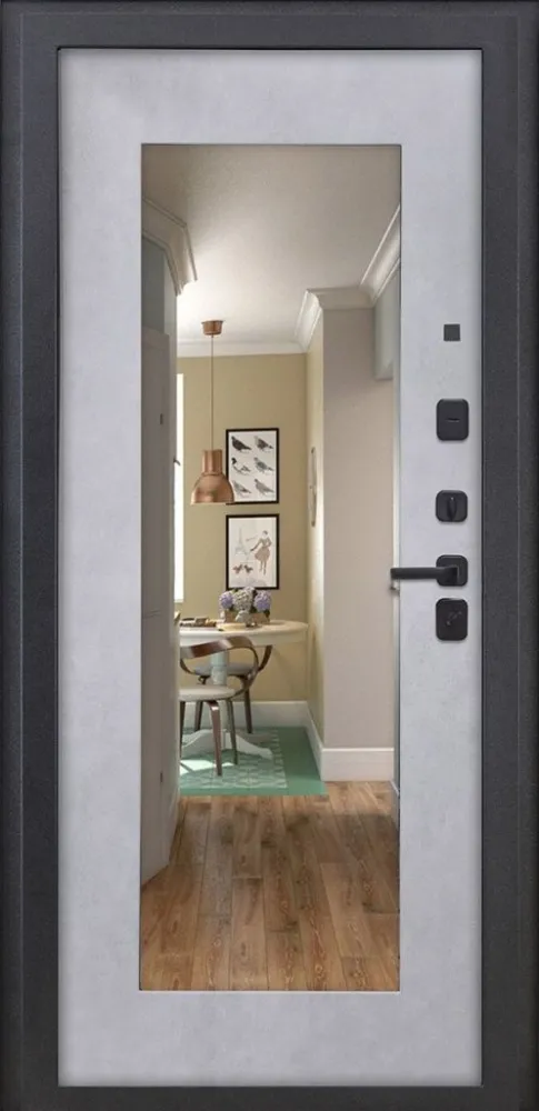 Товар Дверь ДвериПРО Модель Л-49 ФЛЗ-603 Бетон снежный DPRO228160