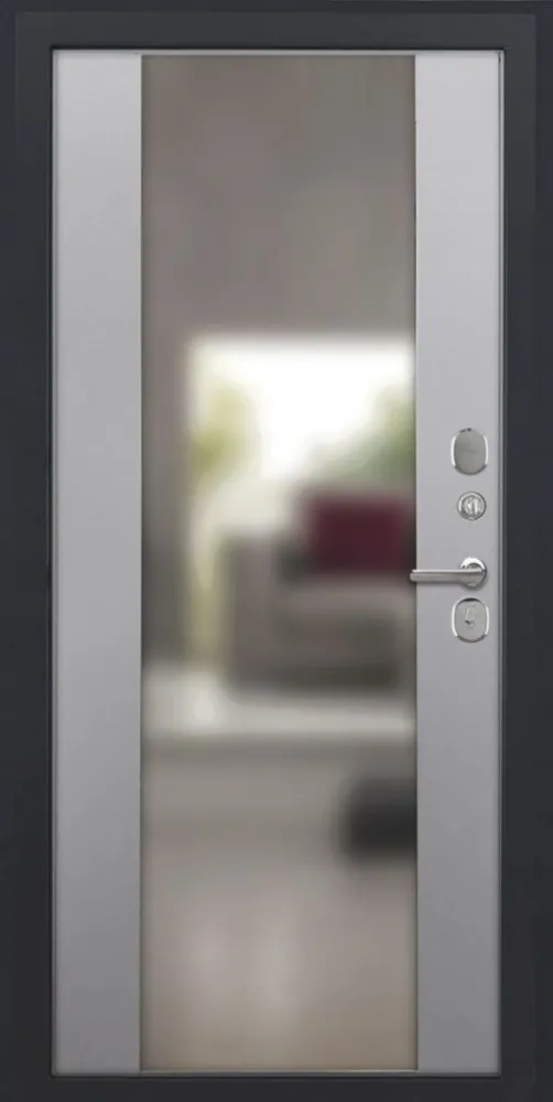 Товар Дверь ДвериПРО Берген Алиса (16мм, ПВХ Софт грей, зеркало) DPRO225807