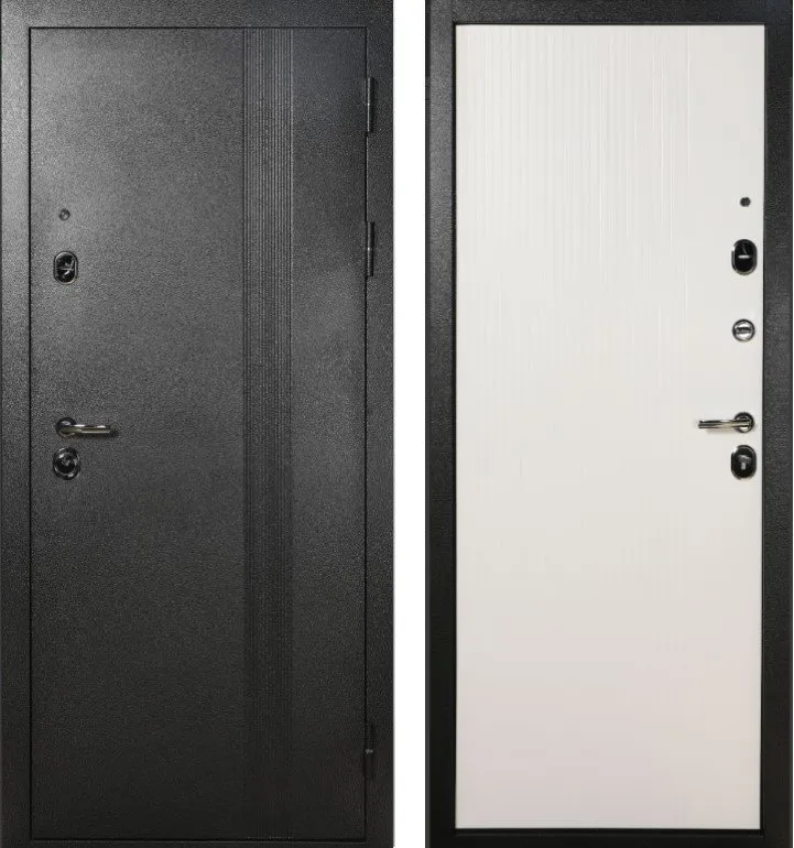 Дверь TD 9-1  Темно Сер.Антик- Белый DIS007390