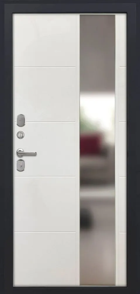 Товар Дверь ДвериПРО Термо серебро ФЛЗ-649 Капучино (зеркало) DPRO226101